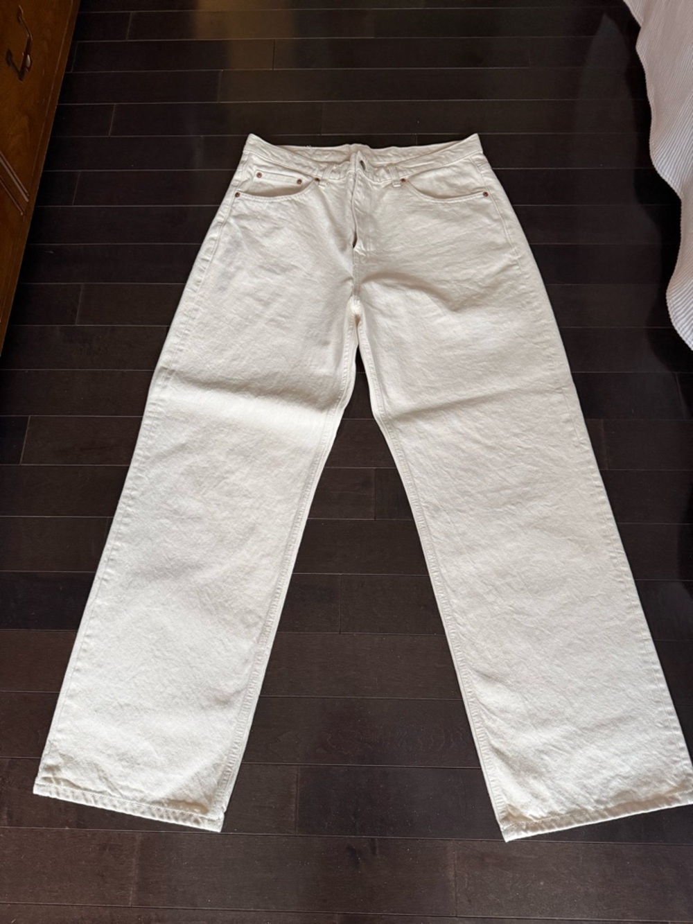 Dr. Denim Omar relaxed Men's Off-White ecru 678 loose fit men’s men’s 34